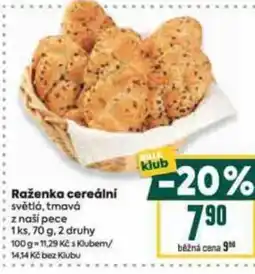 Billa Raženka cereální nabídka