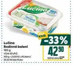 Billa Lučina Rodinné balení nabídka