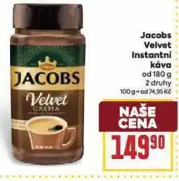 Billa Jacobs Velvet Instantní Κάνα nabídka