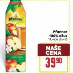 Billa Pfanner 100% džus nabídka