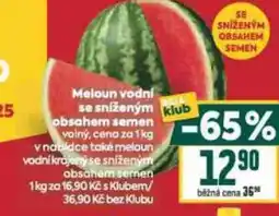 Billa Meloun vodní se sníženým obsahem semen nabídka