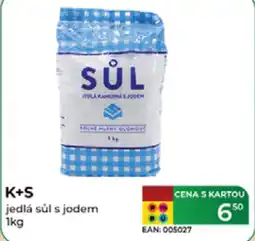 Tamda Foods K+S jedlá sůl s jodem nabídka
