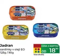Tamda Foods Jadran sardinky v oleji EO nabídka