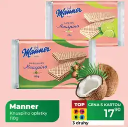 Tamda Foods Manner Knuspino oplatky nabídka