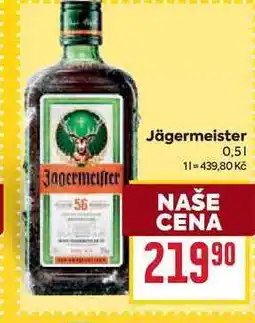 Billa Jägermeister 0,5l nabídka