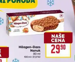 Billa Häagen-Dazs Nanuk 80 ml nabídka