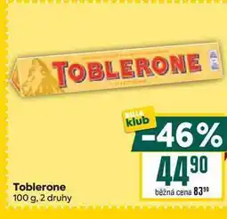 Billa Toblerone 100g nabídka
