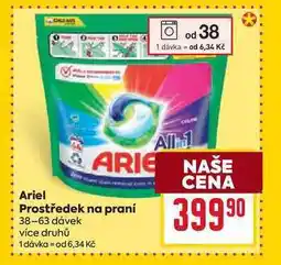 Billa Ariel Prostředek na praní 38-63 dávek nabídka