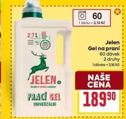Billa Jelen Gel na praní 60 dávek nabídka