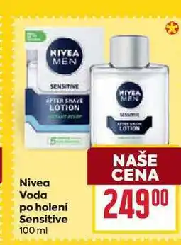 Billa Nivea Voda po holení Sensitive 100ml nabídka