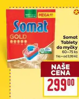 Billa Somat Tablety do myčky 60-75 ks nabídka