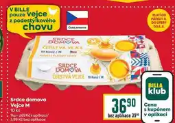 Billa Srdce domova Vejce M 10 ks nabídka