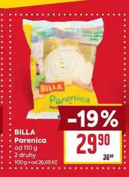 Billa BILLA Parenica od 110 g nabídka