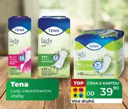 Tamda Foods Tena Lady inkontinenční vložky nabídka