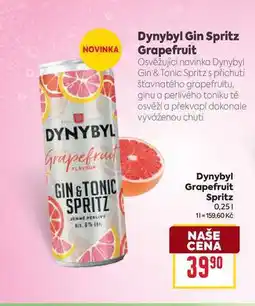 Billa Dynybyl Grapefruit Spritz 0,25l nabídka