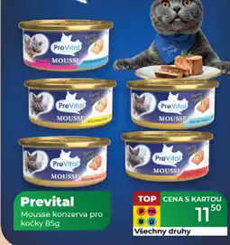 Tamda Foods Prevital Mousse konzerva pro kočky nabídka