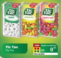 Tamda Foods Tic Tac nabídka