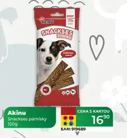 Tamda Foods Akinu Snackses pamlsky nabídka
