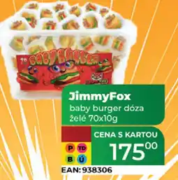 Tamda Foods JimmyFox baby burger dóza želé nabídka