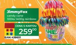 Tamda Foods JimmyFox candy cane rainbow nabídka