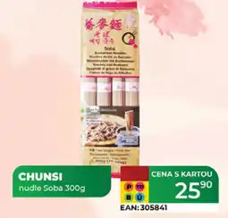 Tamda Foods CHUNSI nudle Soba nabídka