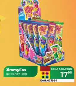 Tamda Foods JimmyFox gel candy nabídka