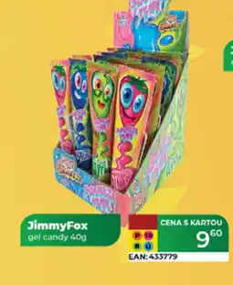 Tamda Foods JimmyFox gel candy nabídka