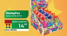 Tamda Foods JimmyFox spray candy nabídka