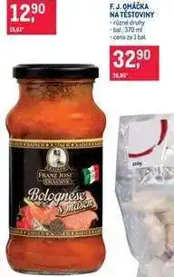 Makro F. J. OMÁČKA NA TĚSTOVINY nabídka