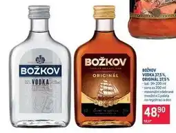 Makro BOŽKOV VODKA 37,5 %, ORIGINÁL 37,5 % nabídka