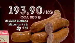 Jip Mexická klobása nabídka