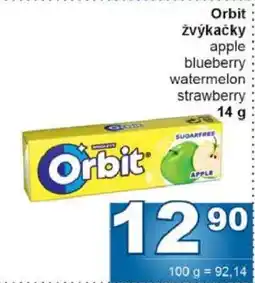 Jip Orbit žvýkačky nabídka