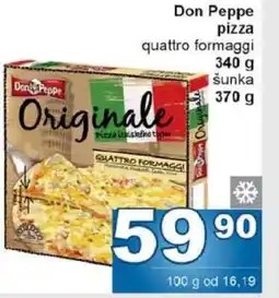 Jip DON PEPPE Pizza nabídka