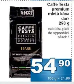 Jip Caffe Testa premium mletá káva dark nabídka