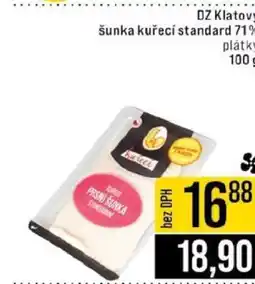 Jip DZ Klatovy šunka kuřecí standard 71% nabídka