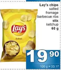 Jip Lay’s chips nabídka