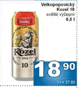 Jip Velkopopovický Kozel 10 nabídka