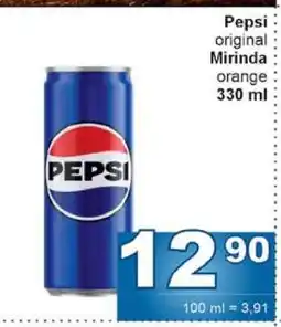 Jip Pepsi original Mirinda orange nabídka