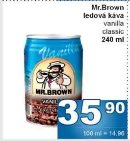 Jip Mr. Brown ledová káva nabídka