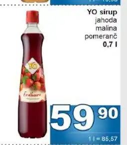 Jip Yo sirup nabídka