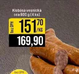 Jip Klobása vesnická nabídka
