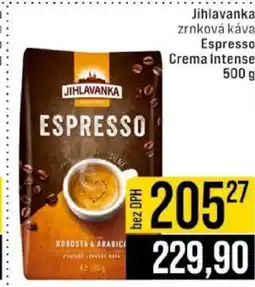 Jip JIHLAVANKA Zrnková káva Espresso/Crema Intense nabídka