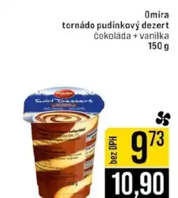 Jip Omira tornádo pudinkový dezert nabídka