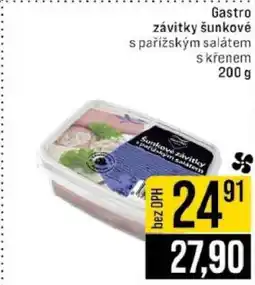 Jip Gastro závitky šunkové nabídka