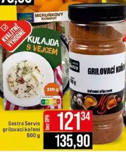 Jip Gastro Servis grilovací koření nabídka