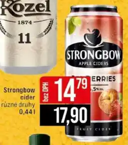 Jip Strongbow cider nabídka