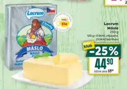 Billa Lacrum Máslo nabídka