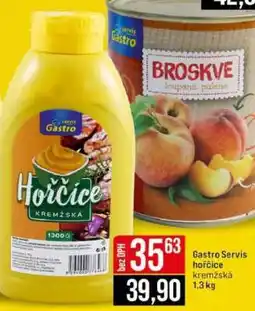 Jip Gastro Servis hořčice kremžská nabídka
