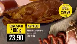 Jip Uzená krkovice bez kosti cca 2 kg nabídka