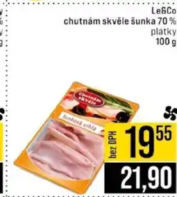 Jip Le&Co chutnám skvěle šunka 70 % nabídka